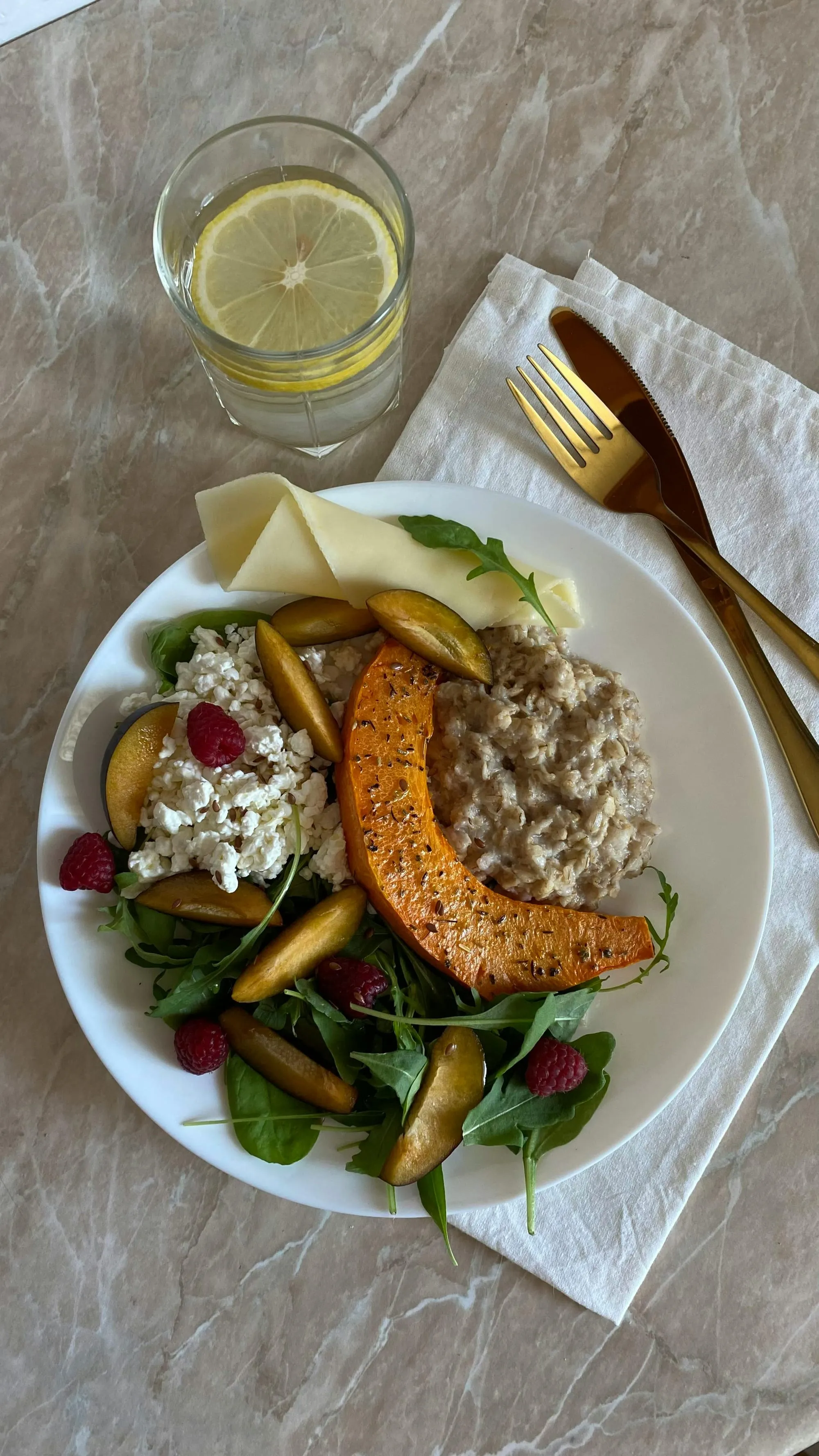 Repas familial équilibré